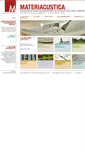 Mobile Screenshot of materiacustica.it